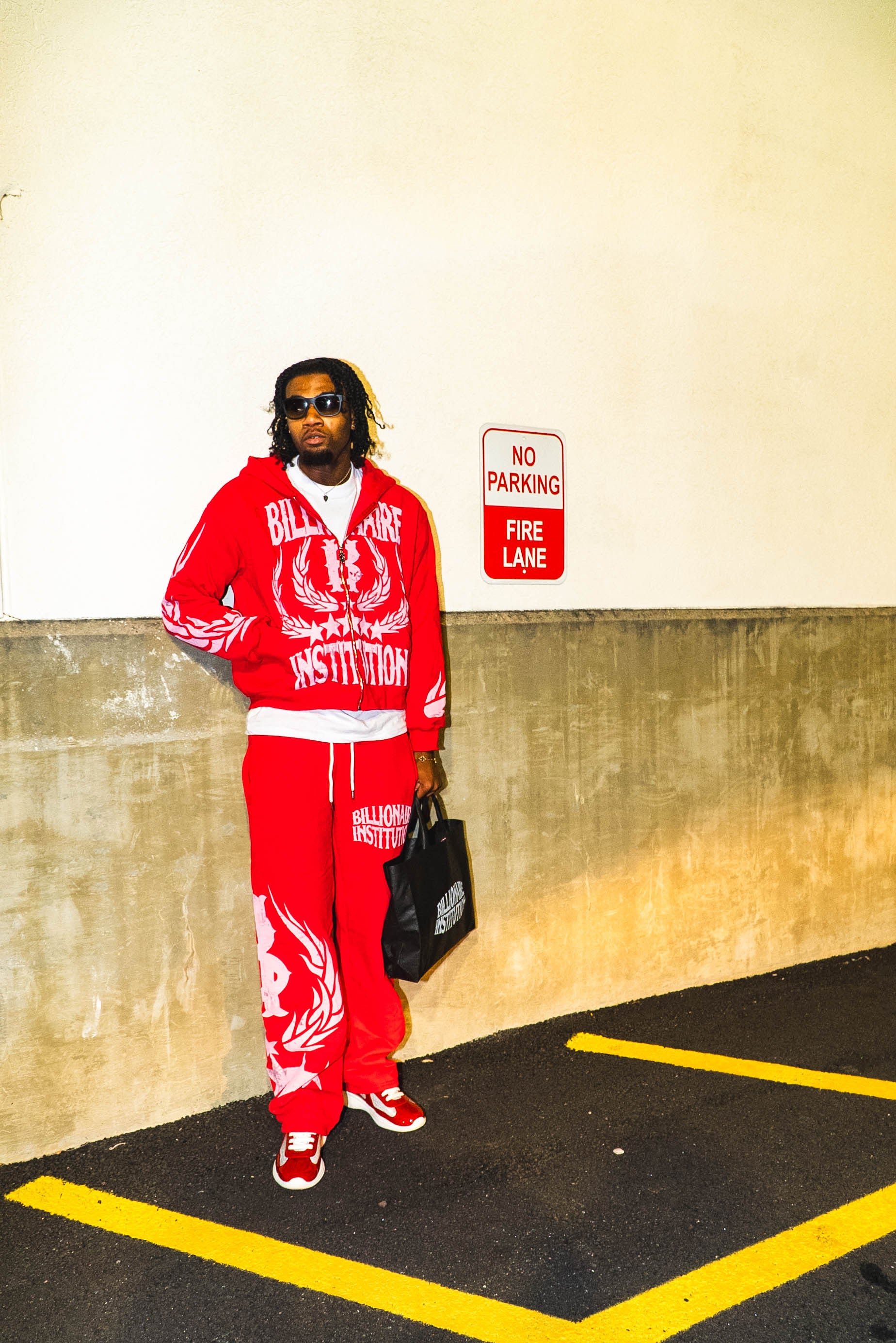 “Billionaire” Sweatsuit Red